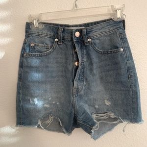 Medium Wash Zara Shorts